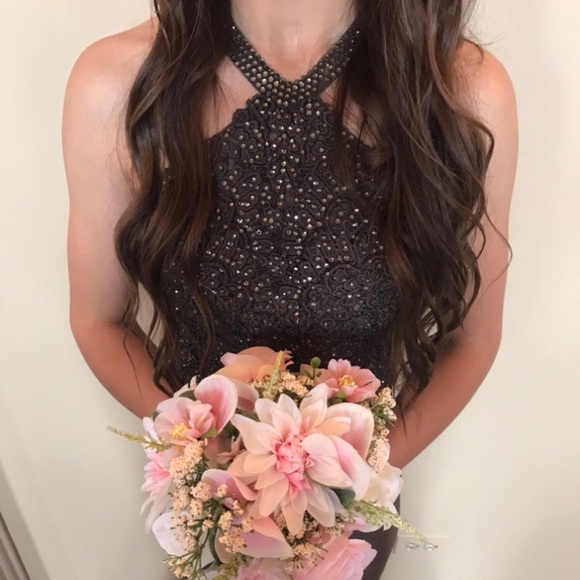 Two Piece Prom Dress size 2 - Picture 5 of 5